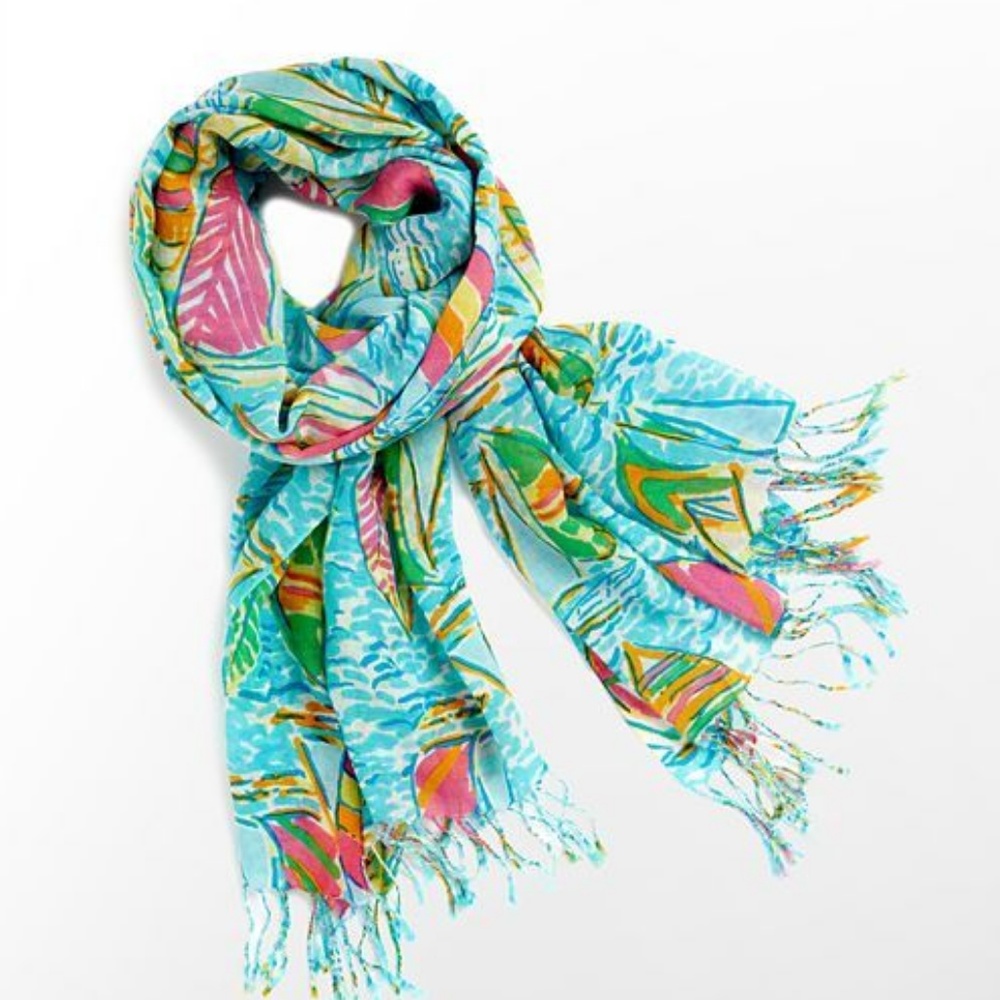 Lilly Pulitzer Sailboat Murfee Scarf